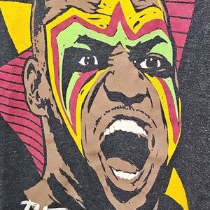 The Ultimate Warrior Lebron James Dark Gray T‑Shirt Large
